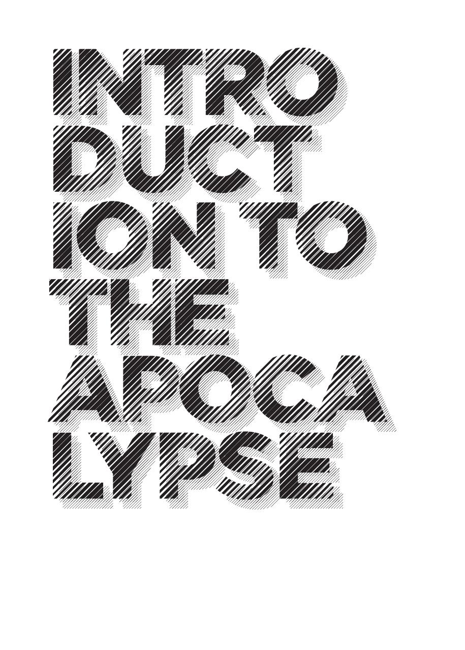 Introduction to the Apocalypse