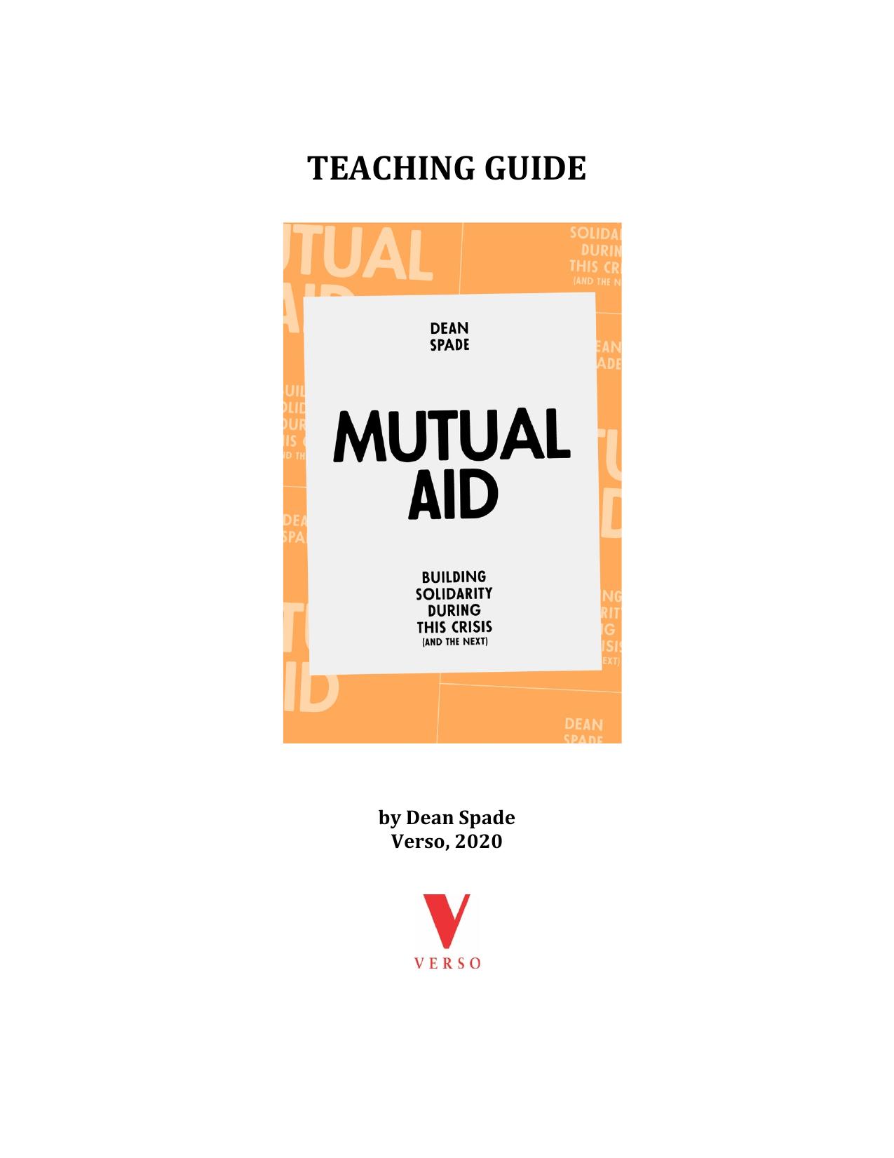 Mutual Aid - Teaching Guide