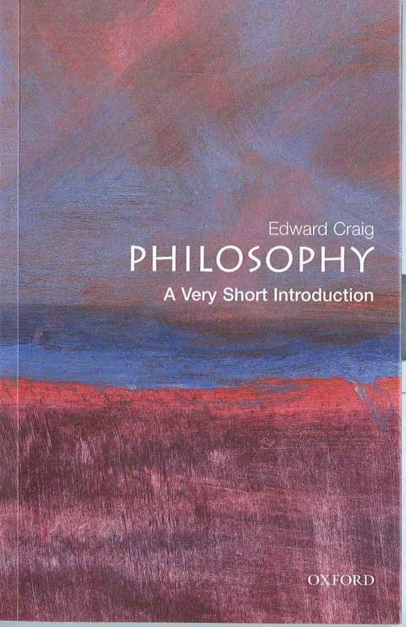 Philosophy: A Very Short Introduction
